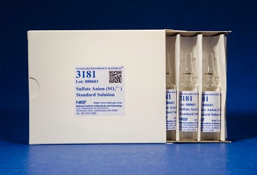 SRM 3181硫酸根陰離子 (SO42–) 標(biāo)準(zhǔn)溶液