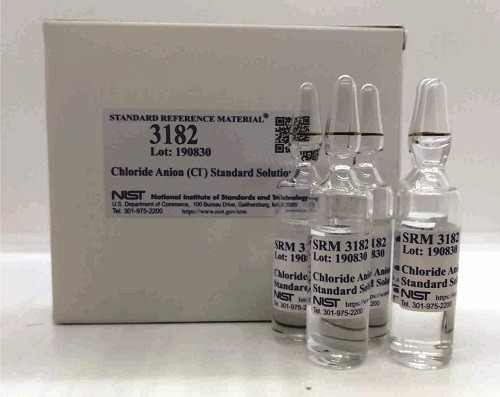 SRM 3182  氯化物陰離子 (Cl–) 標(biāo)準(zhǔn)溶液