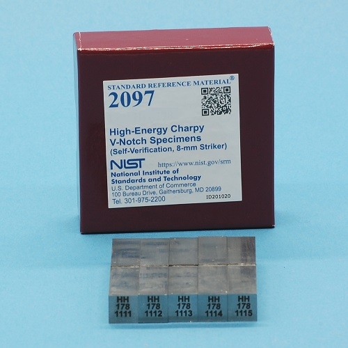 SRM 2097  高能Charpy V-缺口標(biāo)本(自驗(yàn)證，8毫米射手)